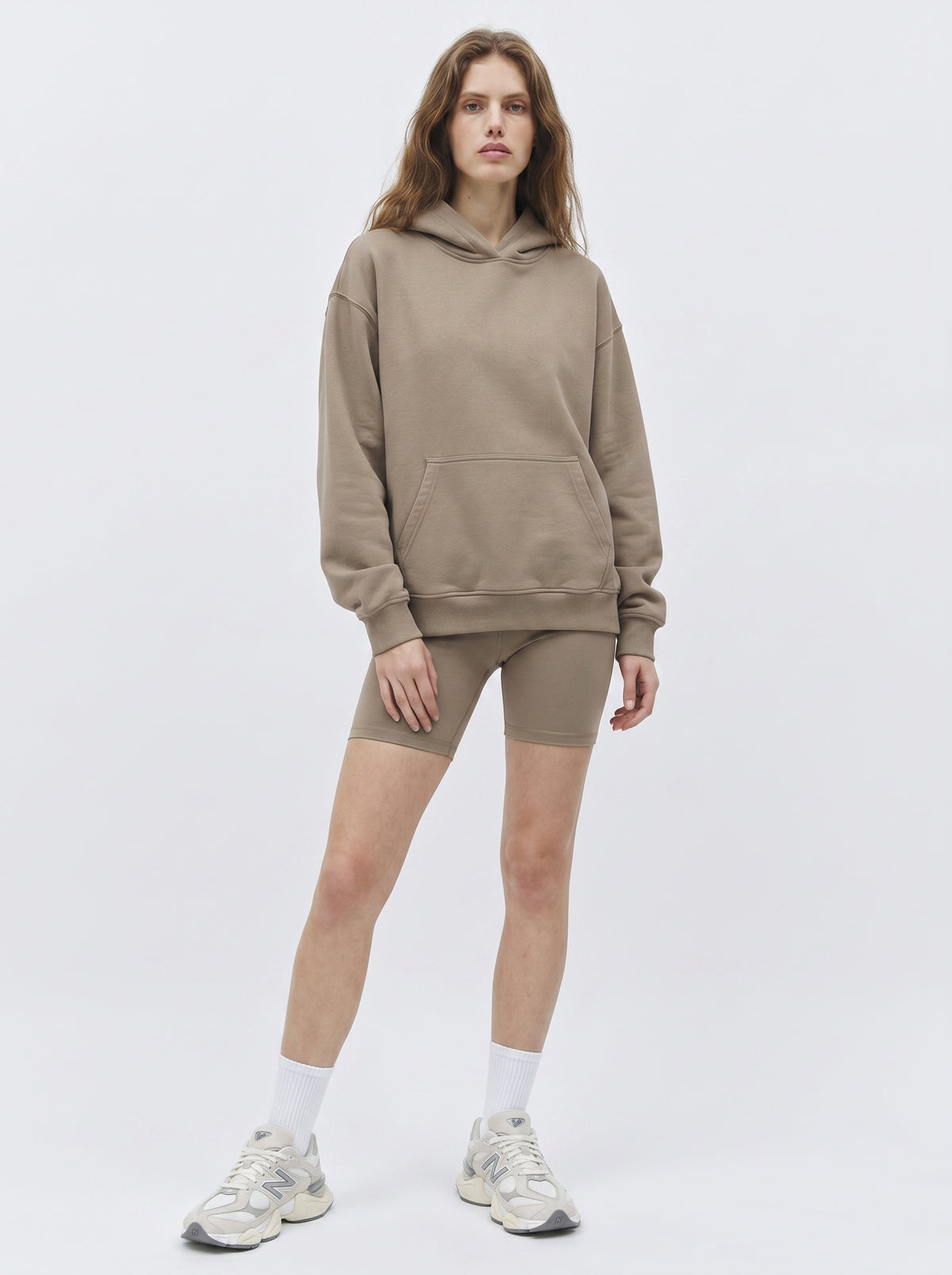 Form Department women's Oversized Hoodie in Taupe