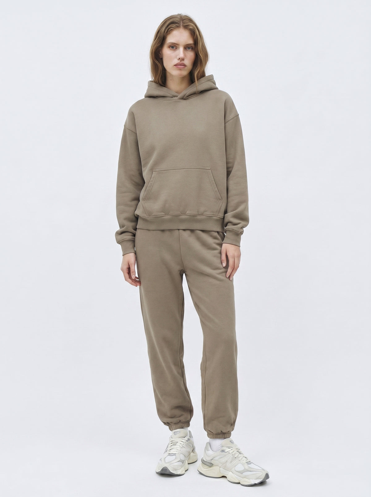 Form Department women's Oversized Hoodie in Taupe