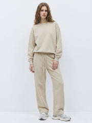 Form Department women's Straight-Leg Sweatpant in Cream