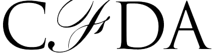 CFDA logo in black on a white background